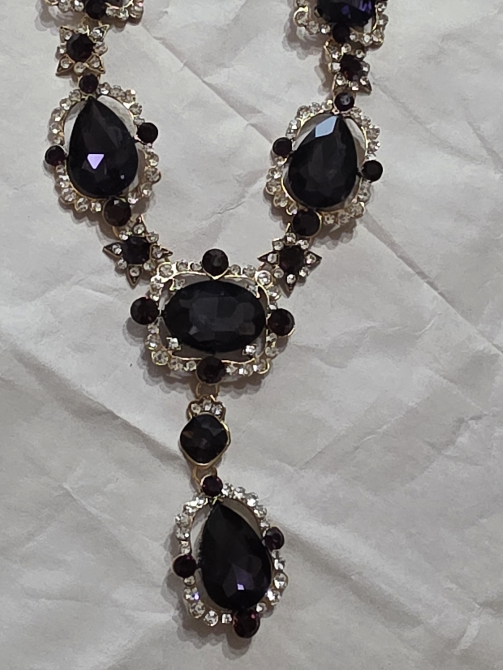 SIGNED Oscar DE LaRenta Vintage Statement Necklace - Picture 2 of 10